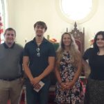 RJ, George, Anna, Christina Branton Scholarship recipients
